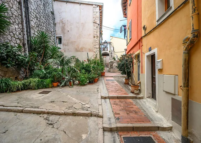 Chateau Dazur - Vue - Vieille - Clim Lejlighed Menton